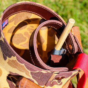MB1 Custom Garment Bison Leather Golf Bag - Design Your Own Bag