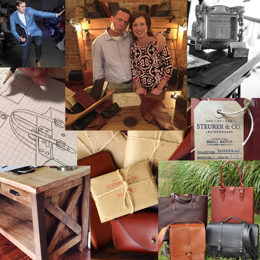 Steurer & Co. LeatherWorks, Small Batch Leather Totes, Satchels, Wallets, Journal Covers