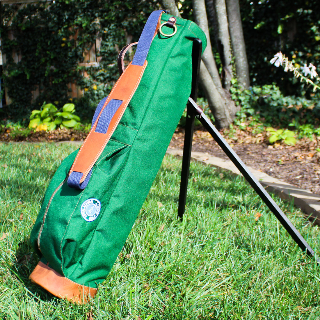 Sunday Golf Bag, Steurer Golf Bag, Steurer & Co., Hand made in Kentucky, Leather Goods, Hickory, Minimalist Golf, Minimalist Bag, Pencil Golf Bag, Leather Goods, Made in the USA