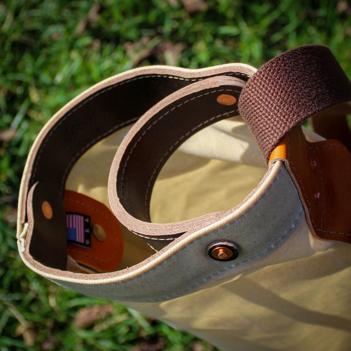 1913 Waxed Canvas Sunday Bag