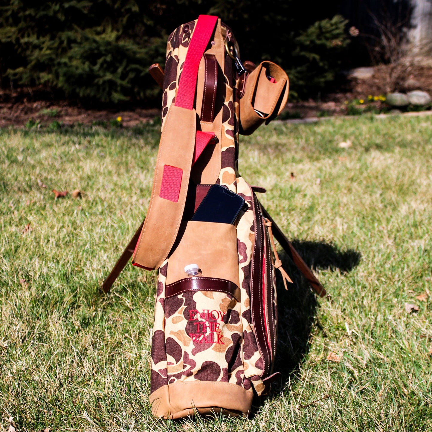 MB2 Duck Camo Cordura/Red Sunday Golf Bag