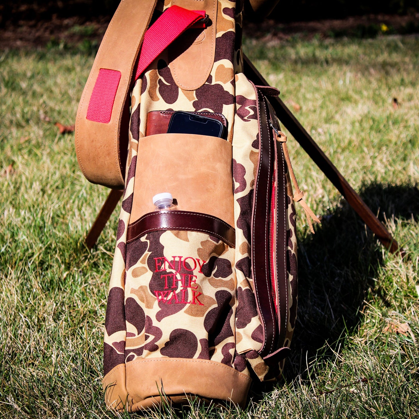 MB2 Duck Camo Cordura/Red Sunday Golf Bag