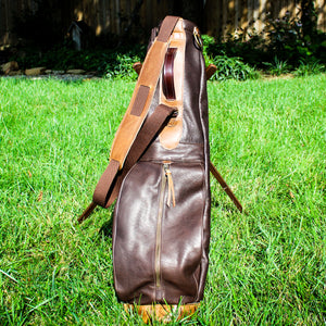 Tumbled Thoroughbred Leather Sunday Golf Bag – Hickory Golf Store