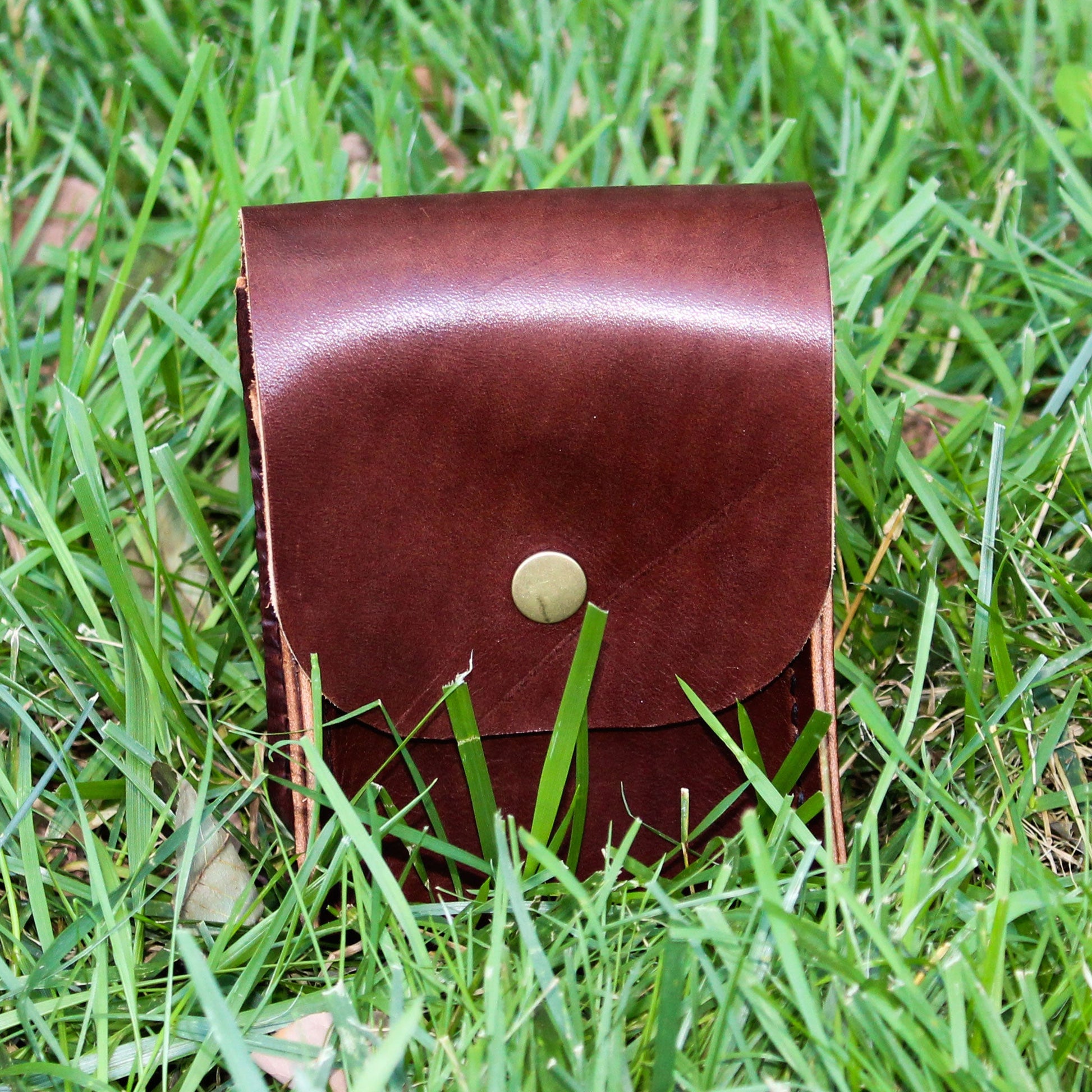 Steurer & Co. Leather Golf Range Finder Case. Made in USA