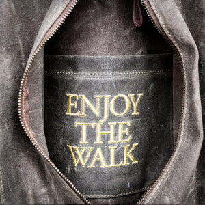 ENJOY THE WALK Inside Pocket Embroidery