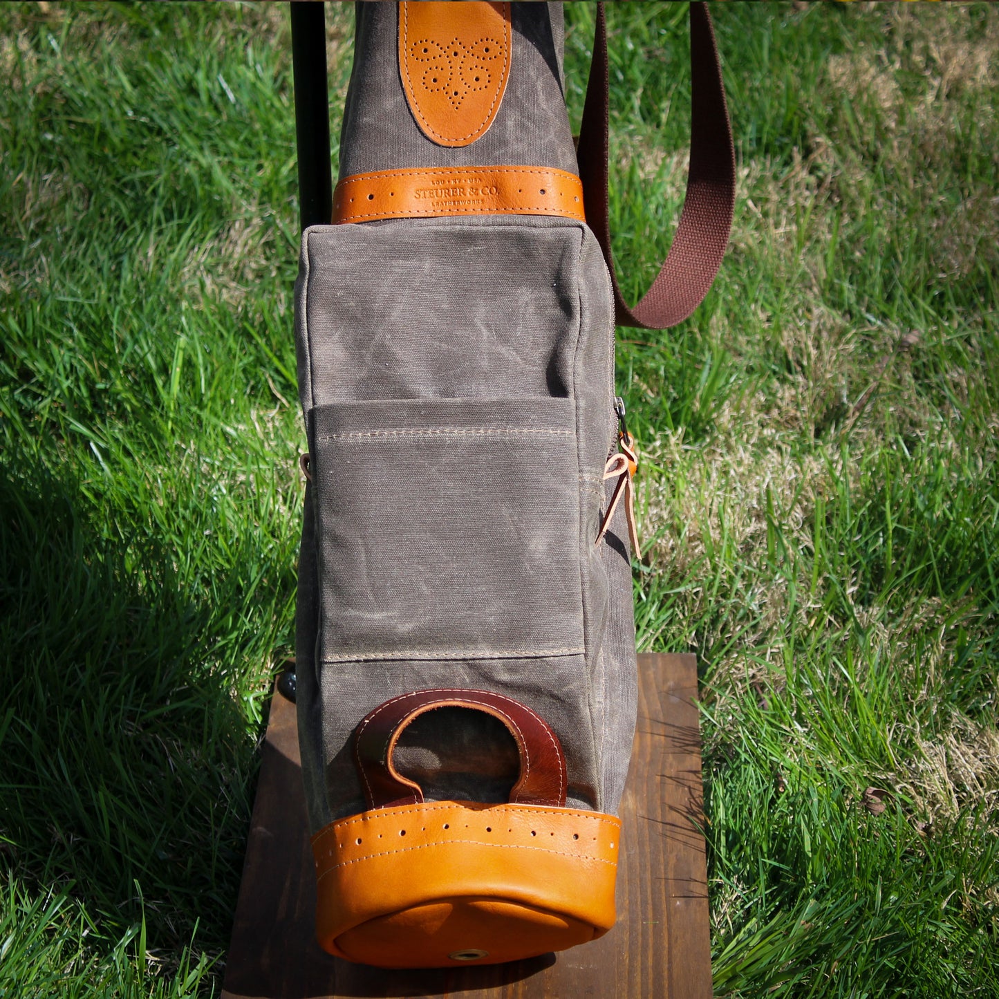 1913 Waxed Canvas Sunday Bag - Natural - Biscuit Filmworks, LLC