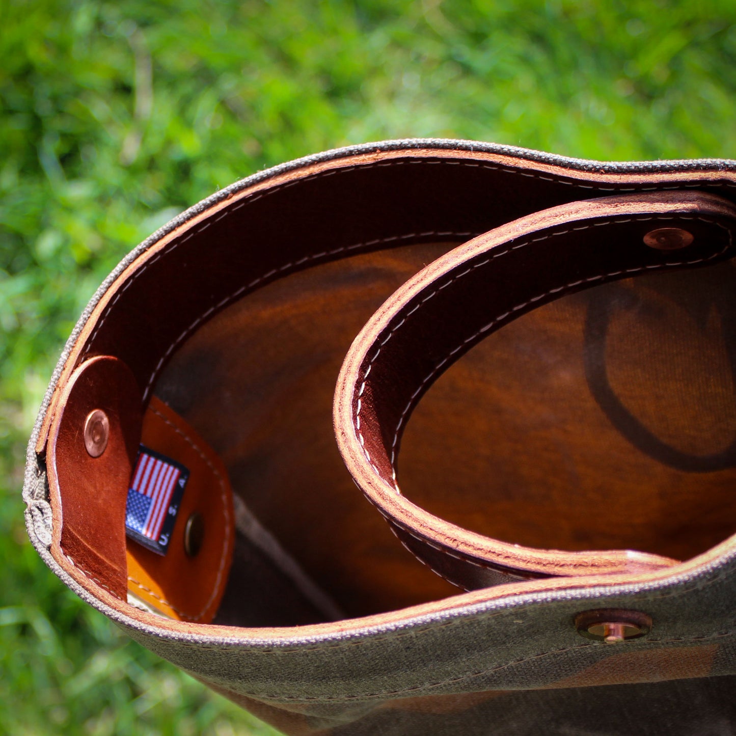 1913 Waxed Canvas Sunday Bag - Natural - Biscuit Filmworks, LLC