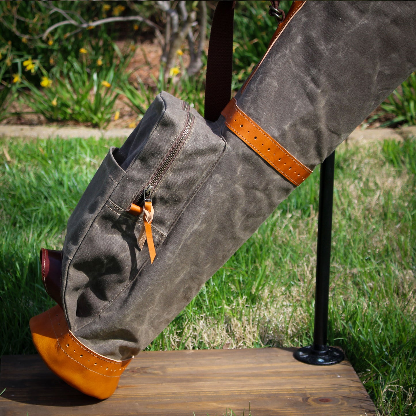 1913 Waxed Canvas Sunday Bag - Natural - Biscuit Filmworks, LLC