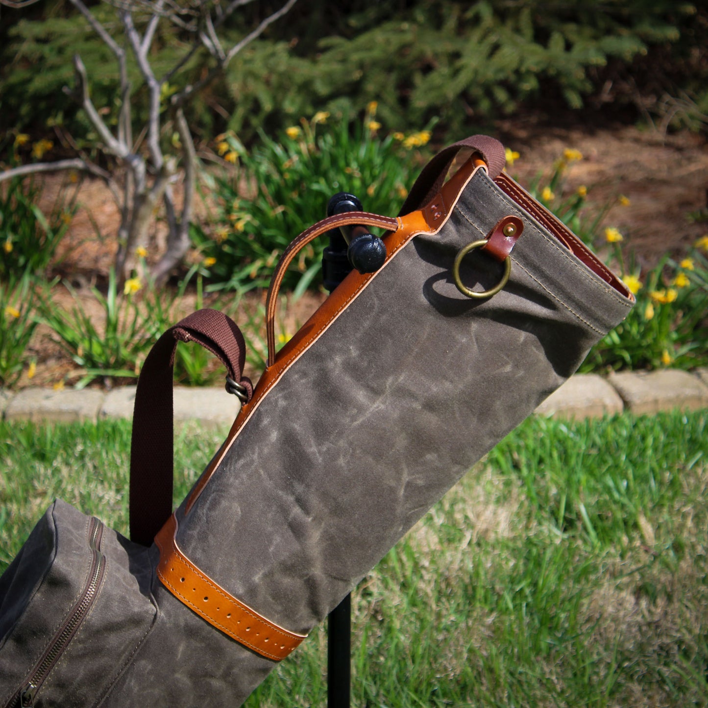 1913 Waxed Canvas Sunday Bag - Natural - Biscuit Filmworks, LLC