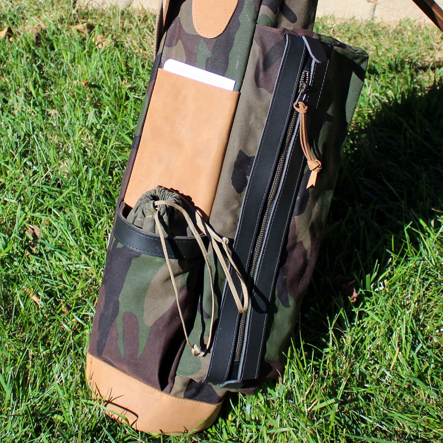 MB2 Custom Waxed Duck Sunday Golf Bag - Design Your Own