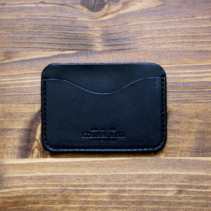 Steurer & Co. Clay Pocket Wallet.  Classic Three Pocket Wallet. Handmade Leather. Louisville, KY.