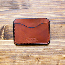 Load image into Gallery viewer, Steurer &amp; Co. Clay Pocket Wallet.  Classic Three Pocket Wallet. Handmade Leather. Louisville, KY.