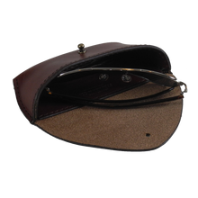Load image into Gallery viewer, Steurer &amp; Co. Sun Glass Case Bourbon Front, Eye Glass Case, Handmade Leather Bags and Accessories
