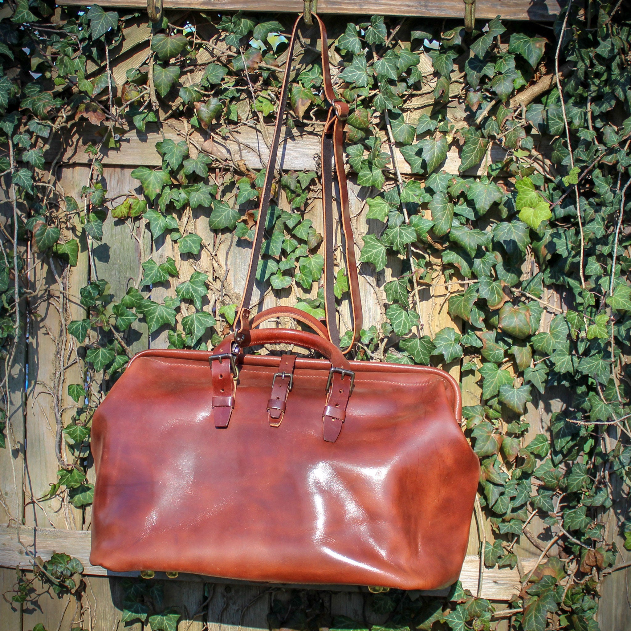 Jefferson Leather Duffle | Elderwood