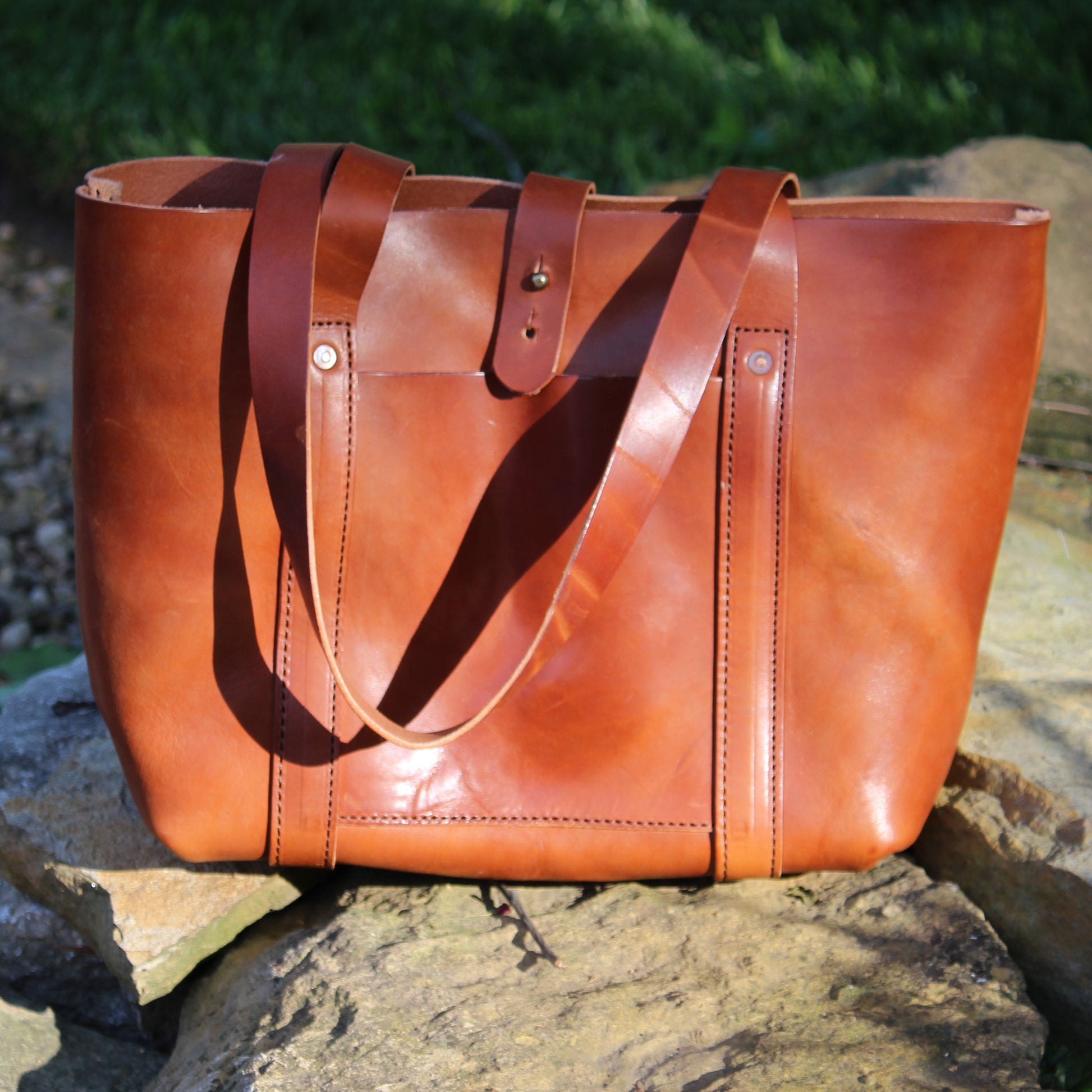 Marshall Tote, Leather Tote, Steurer & Co. Louisville, KY, Leather 