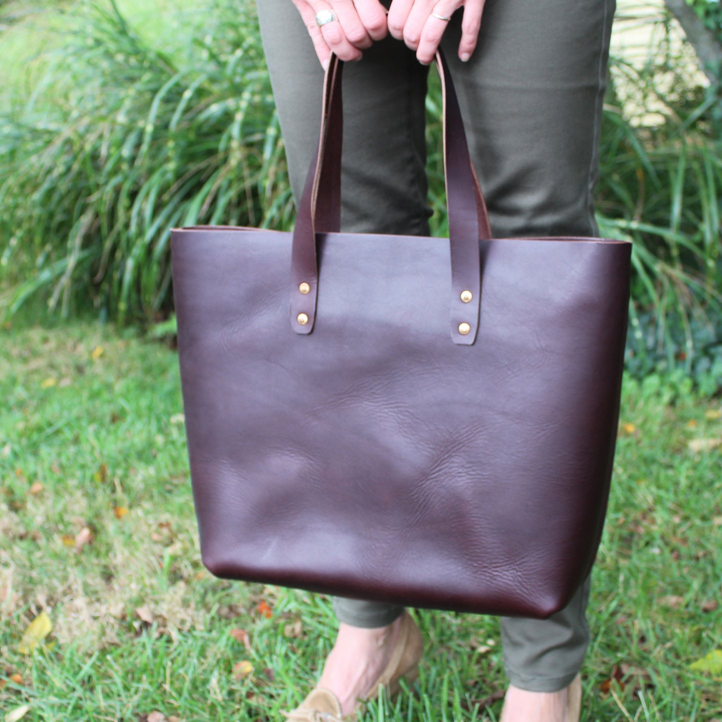 Steurer & Co., Mason Everyday Tote, Steurer, SteurerJacoby, Vintage Leather Golfbag, Totes, Handmade Leather Tote, Leather Tote