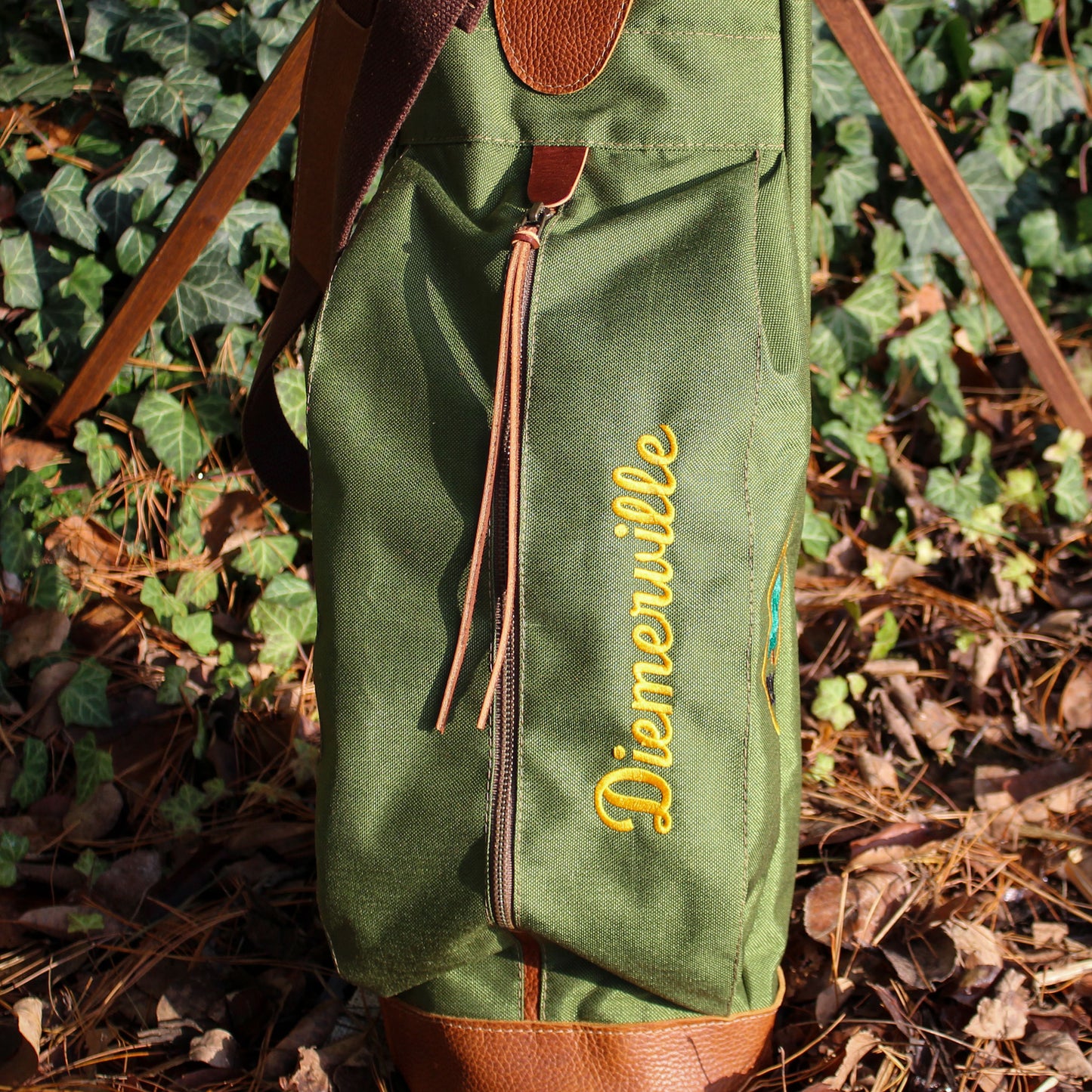 Sunday Golf Bag, Steurer Golf Bag, Steurer & Co., Hand made in Kentucky, Leather Goods, Hickory, Minimalist Golf, Minimalist Bag, Pencil Golf Bag, Made in the USA