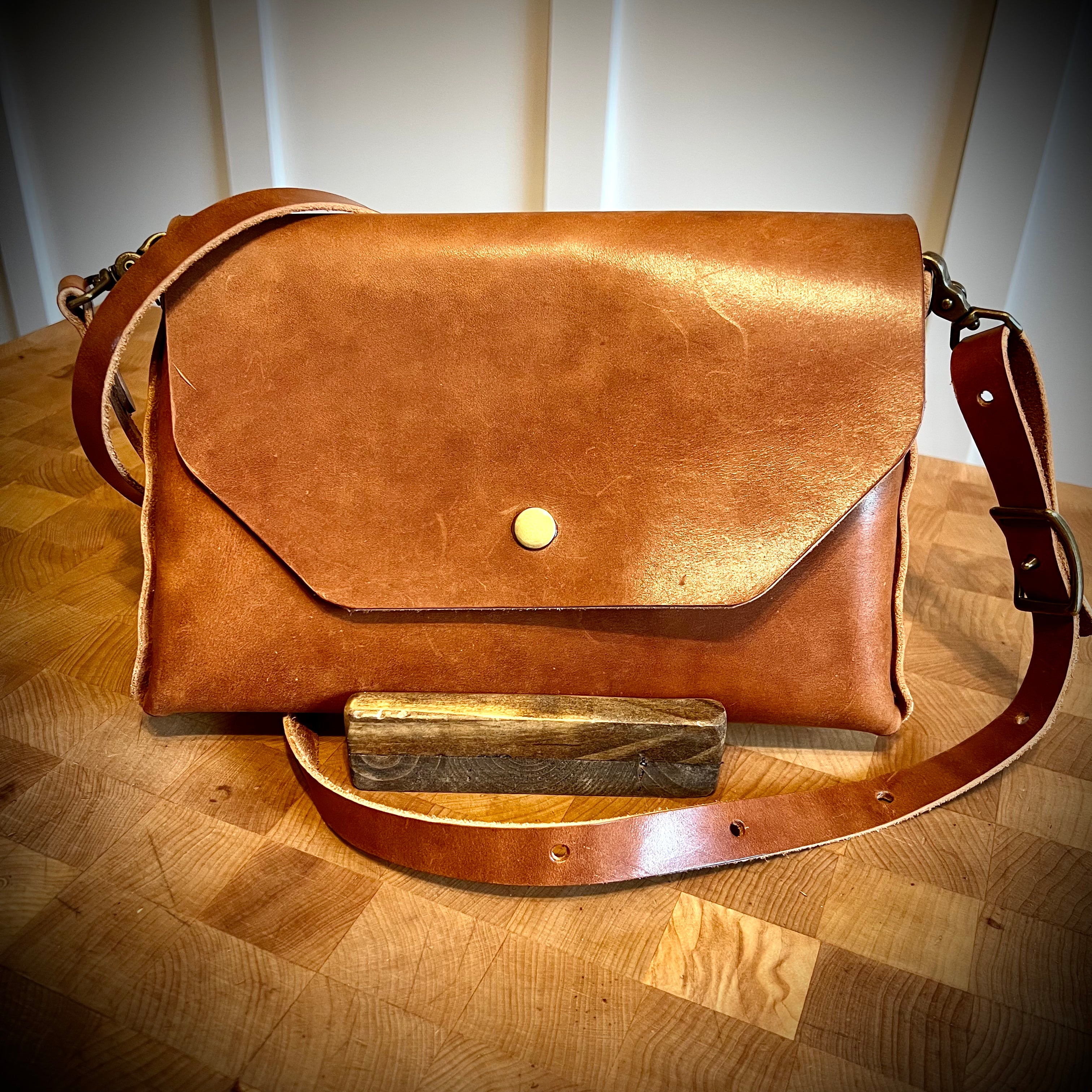 leather woman shoulder bag Copper - L'Indispensable Copper | PAUL MARIUS